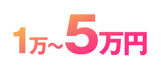 1万円~5万円